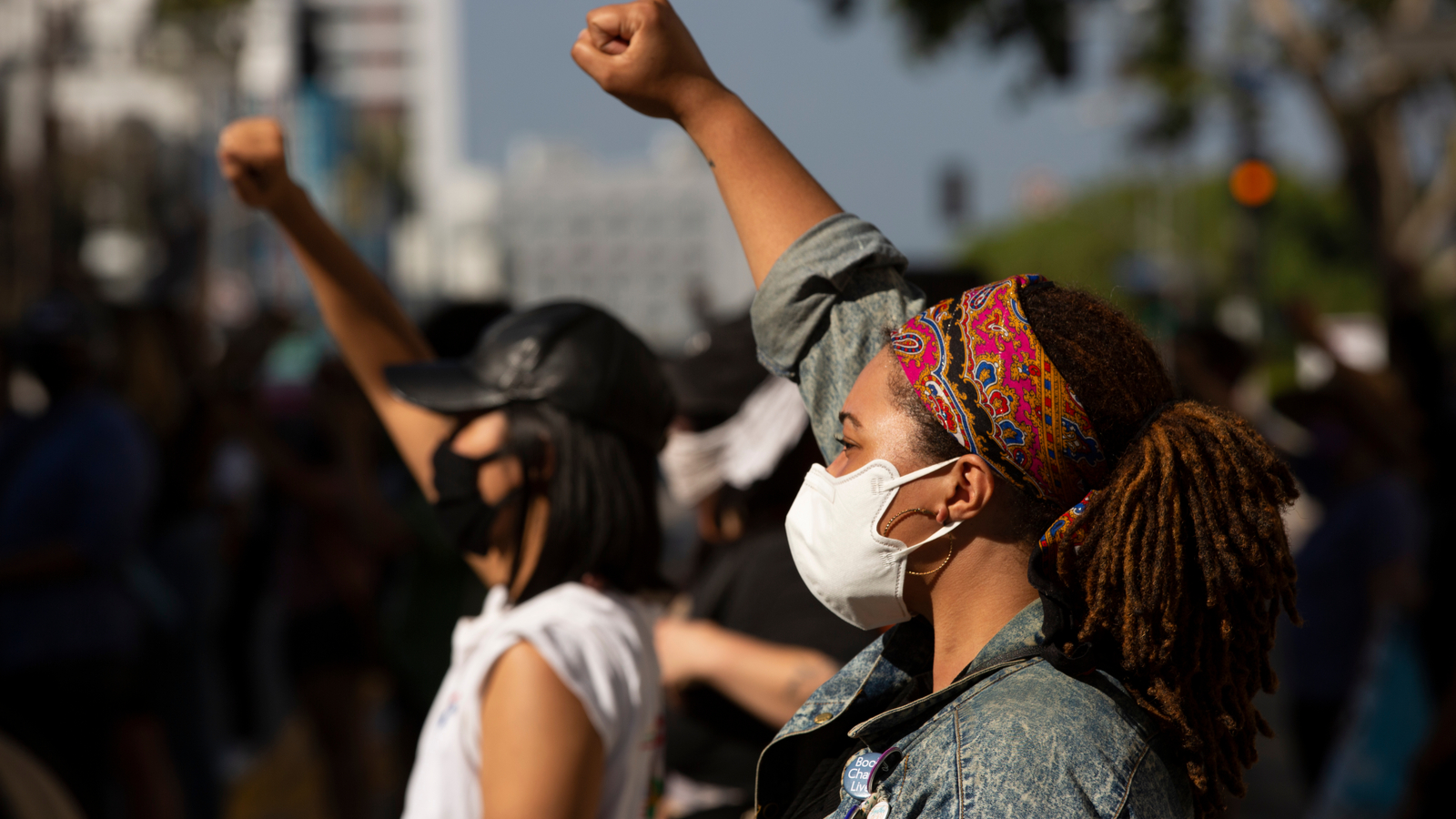 Protestbild zu #BlackLivesMatter